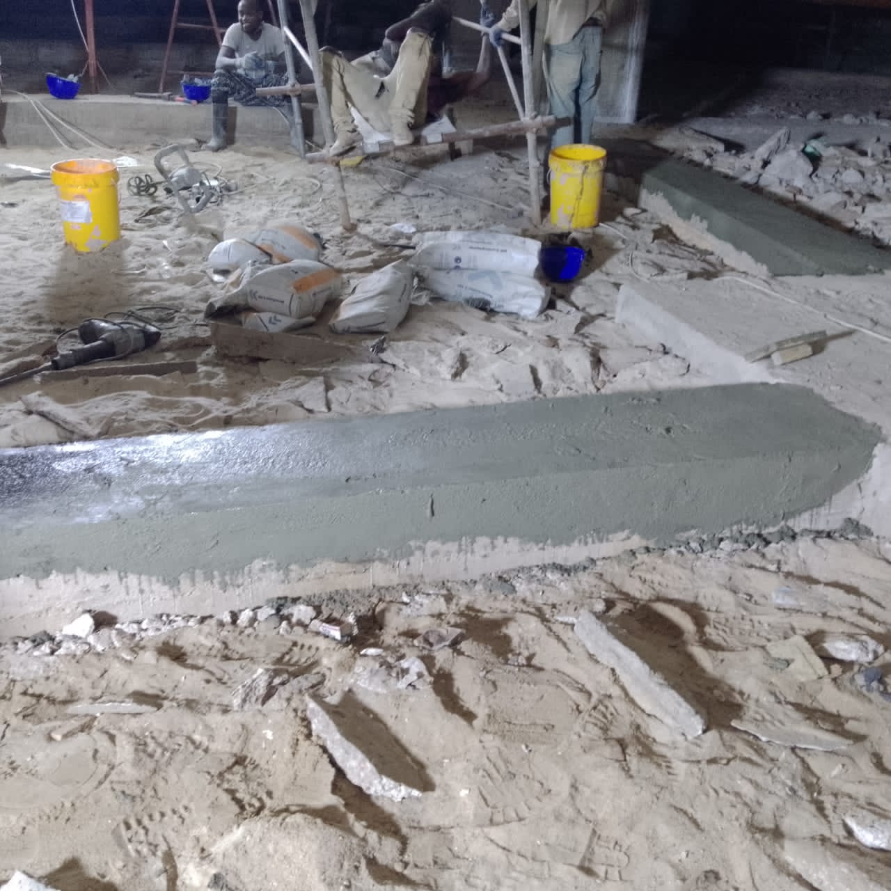 Repair of Basement Beam & Columns